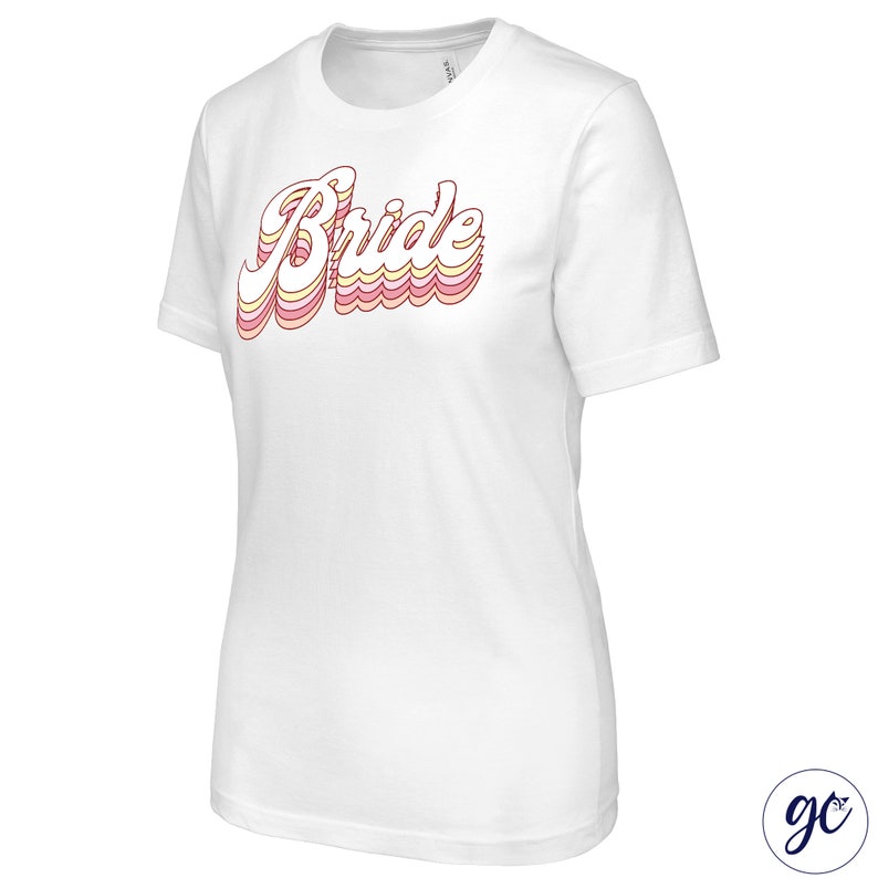Retro Bachelorette Shirts Bride Babe Shirt Babe of Honor Shirt Bachelorette Party Shirts Bridesmaid Gift Girls Trip Shirt image 4