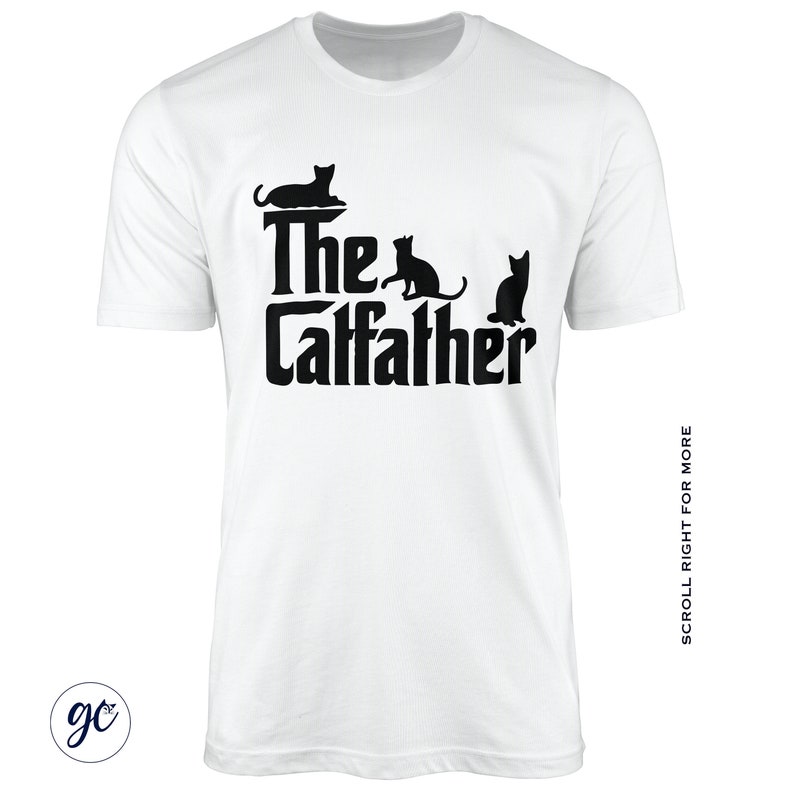 Cat Dad I The Original Cat Father T-Shirt I Cat Dad Shirt I Cat Daddy I Unisex Cat Dad T-Shirt I Gift from the Cat I Cat Dad Gift image 2