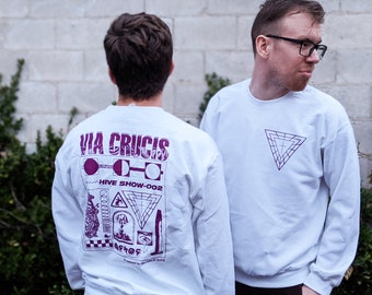VIA CRUCIS Limited Edition Sweatshirt - White
