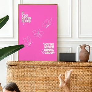 THE 1 If You Never Bleed Song Lyric | Tay Tay Poster, Song lyrics, Fan Girl, Gift, Merch, Wall Art - DIGITAL DOWNLOAD