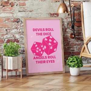 Cruel Summer Print - Devils Roll The Dice | Tay Tay Poster - Digital Wall Art for Fan Girls