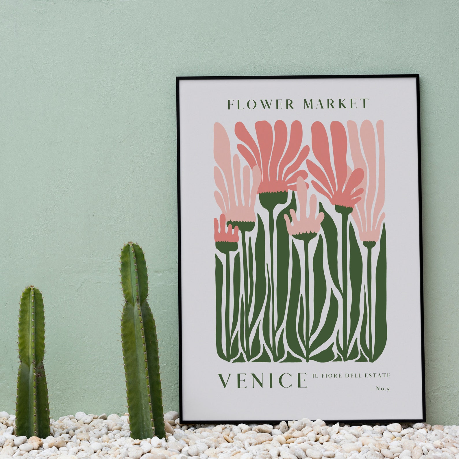 Flower Market Print Set of 12 Botanical Wall Art Floral - Etsy Australia