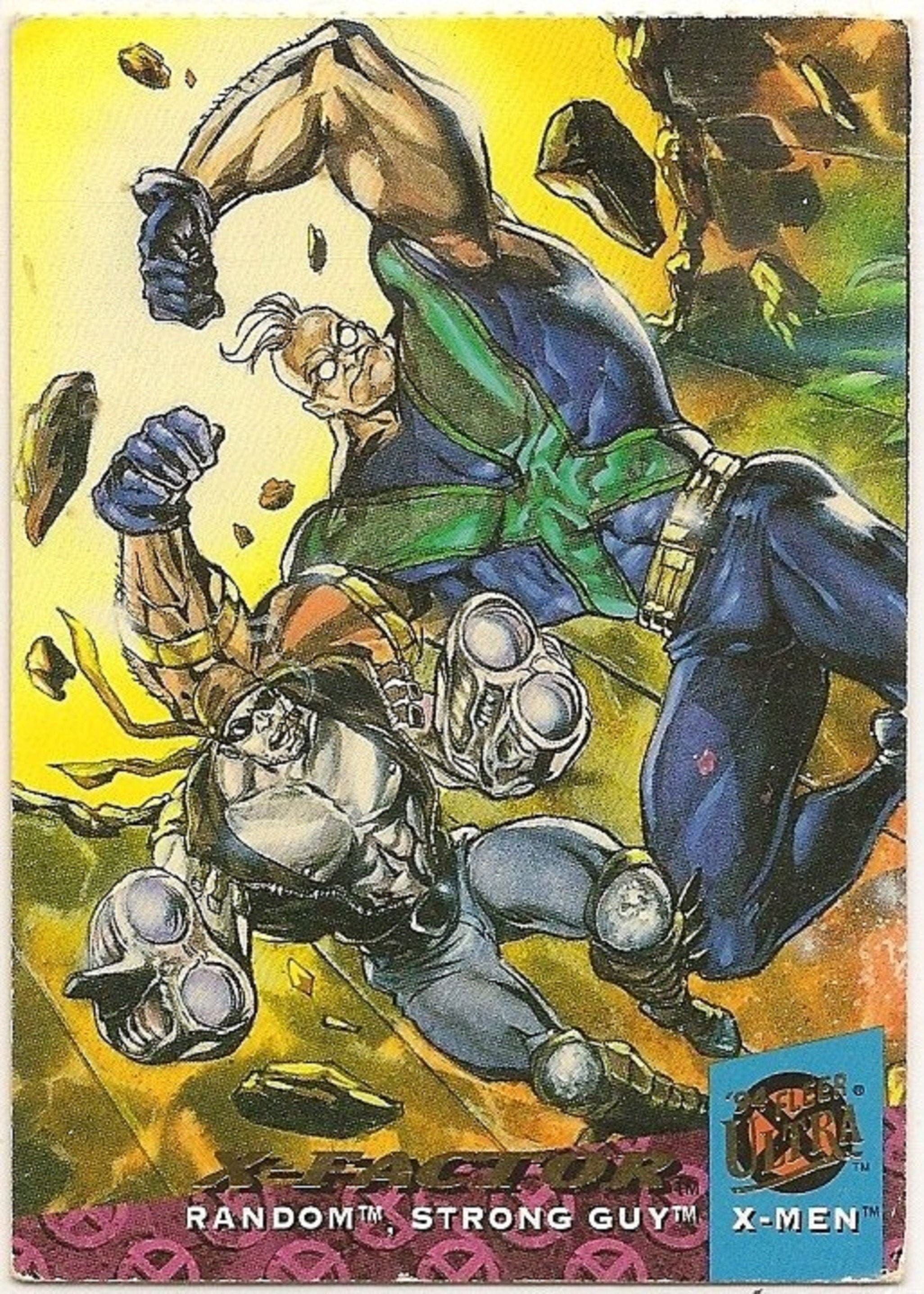 X-factor: Random Strong Guy Comic Book Collector Card - Etsy