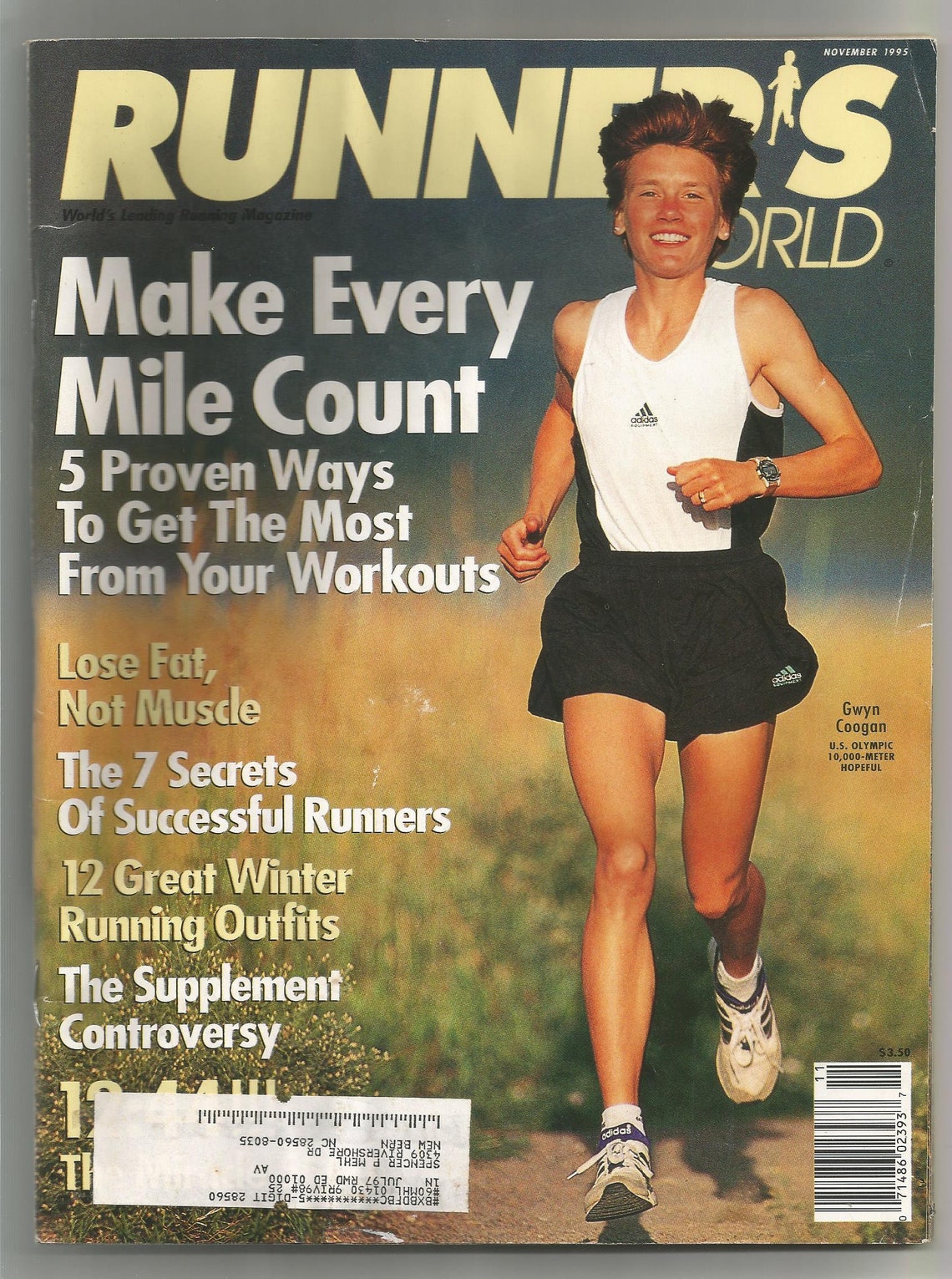 Running Runners World Magazine November 1995 Making Miles Etsy