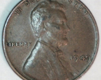 1949 Lincoln Wheat Ears Cent