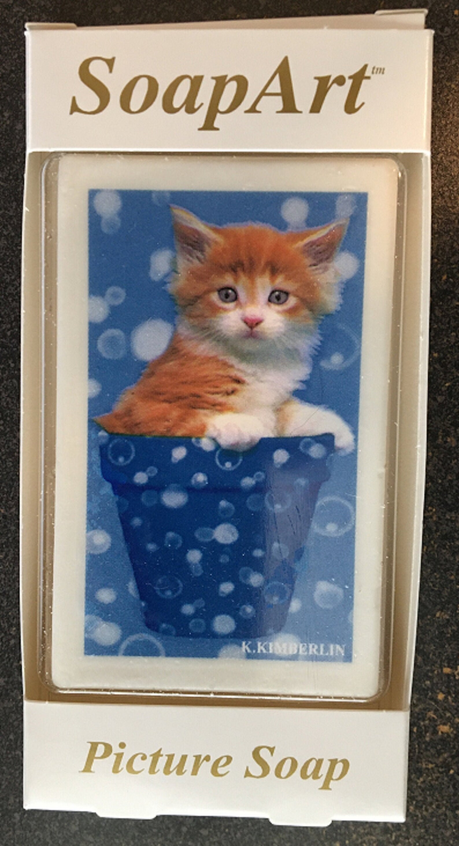 Soap Art Picture Soap Kitten in a Flowerpot Decorative Soap. Etsy