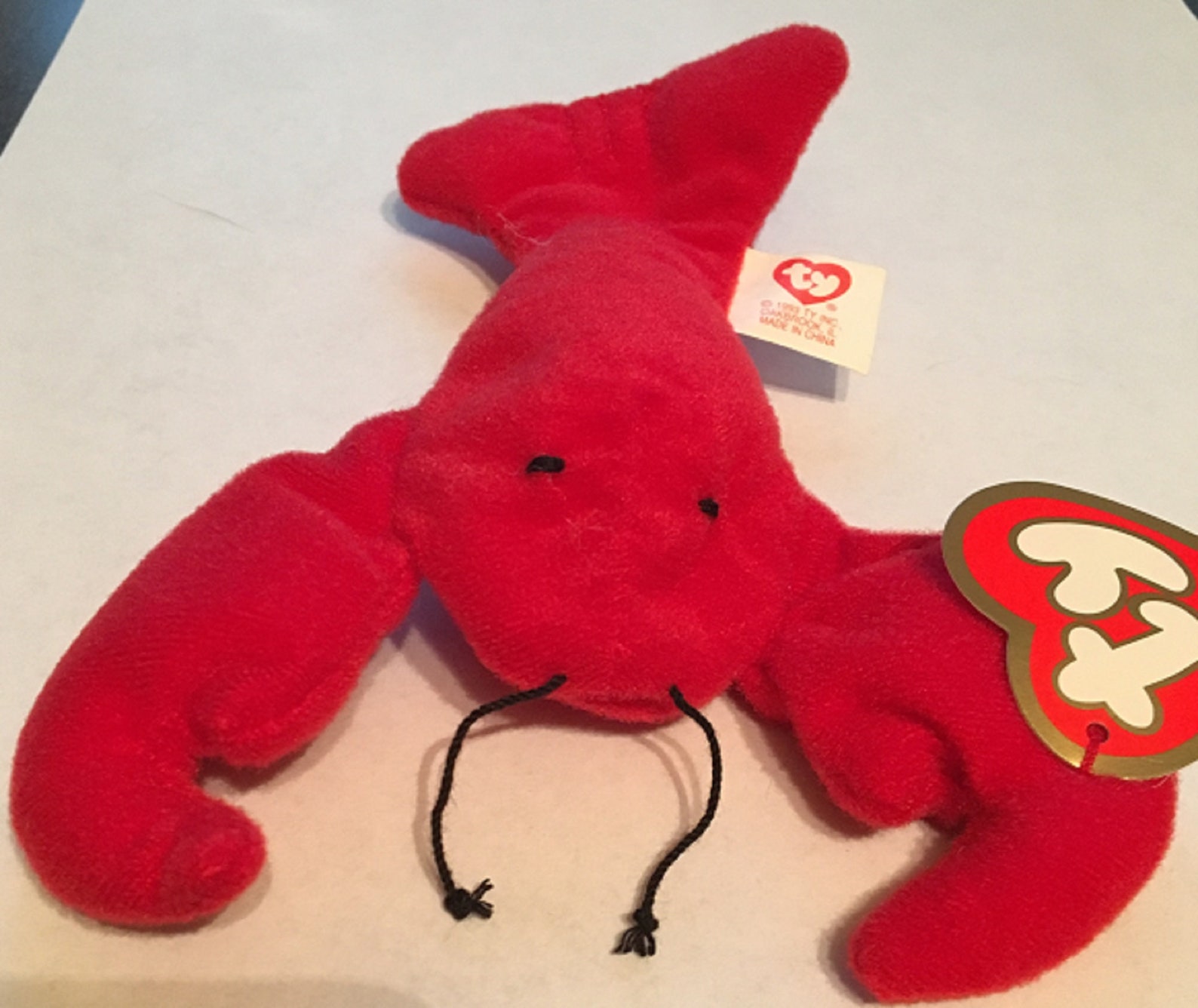 Ty Teenie Beanie Baby Pinchers the Lobster Mcdonalds Happy Etsy