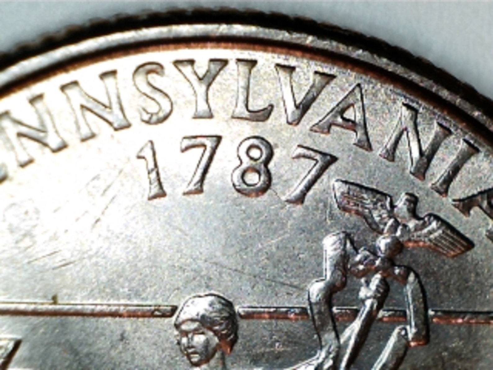1999P Pennsylvania Statehood Quarter Extra Fine Condition Etsy