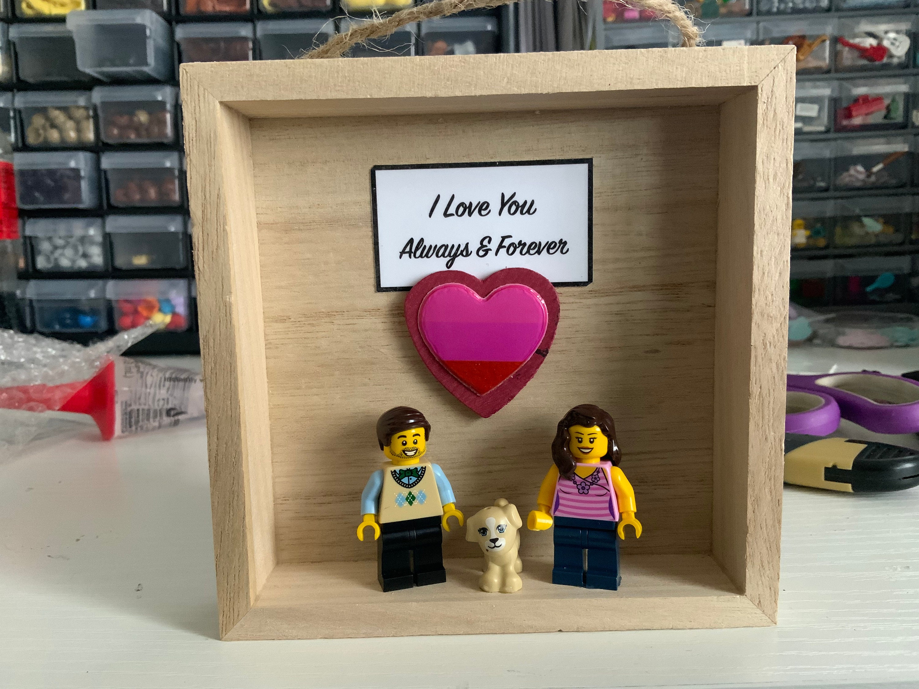 Personalised Mini Me Minifigure Wooden Frame. - Etsy