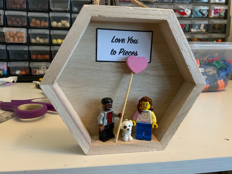 Personalised Mini Me Minifigure Wooden Frame. - Etsy