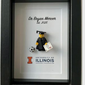 Personalized Graduation Minifigure Photo Frame: Custom Accessories - Etsy