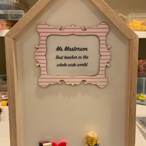 Personalised Mini Me Minifigure Gift Frame.