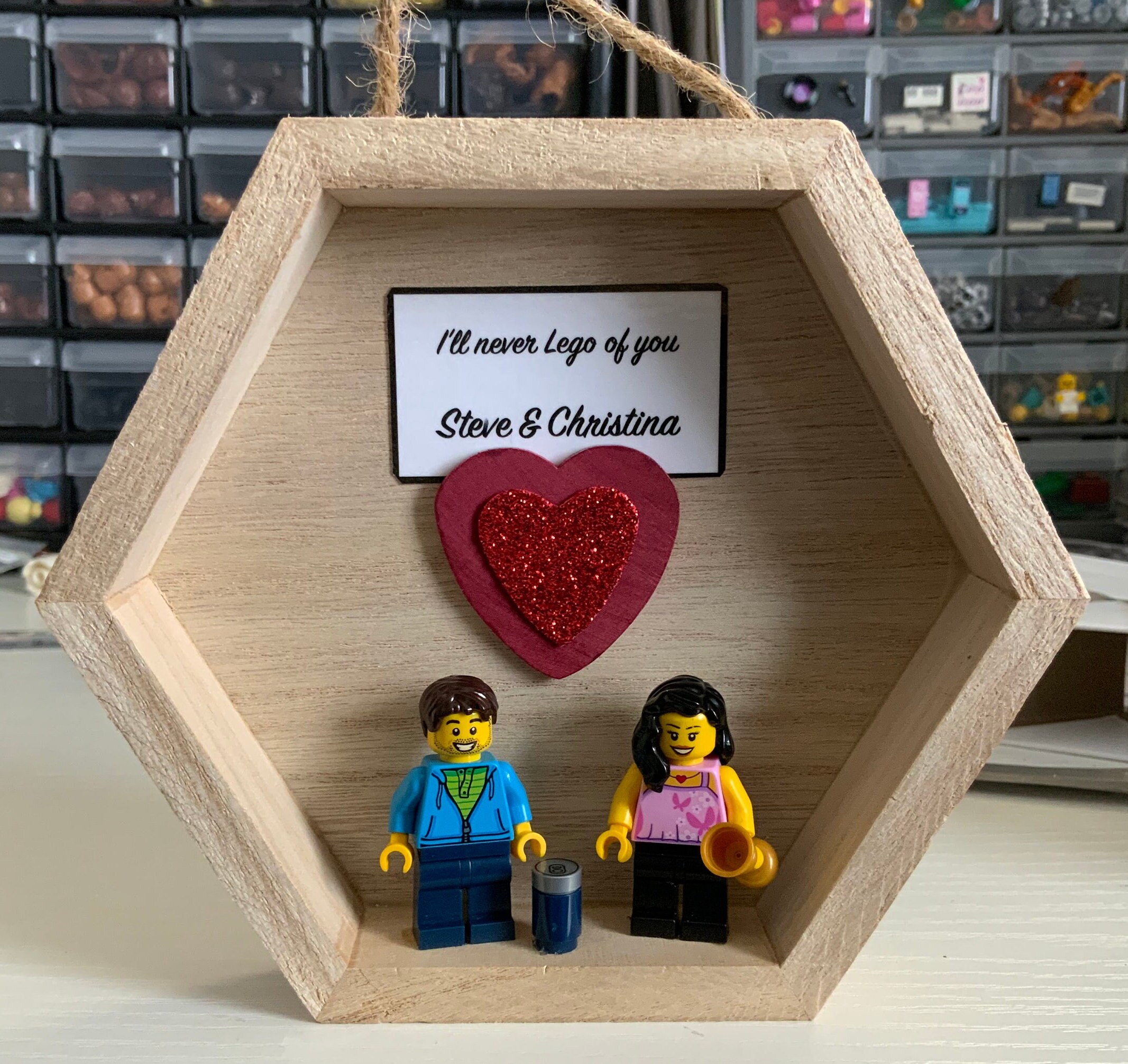 Personalised Mini Me Minifigure Wooden Frame. - Etsy