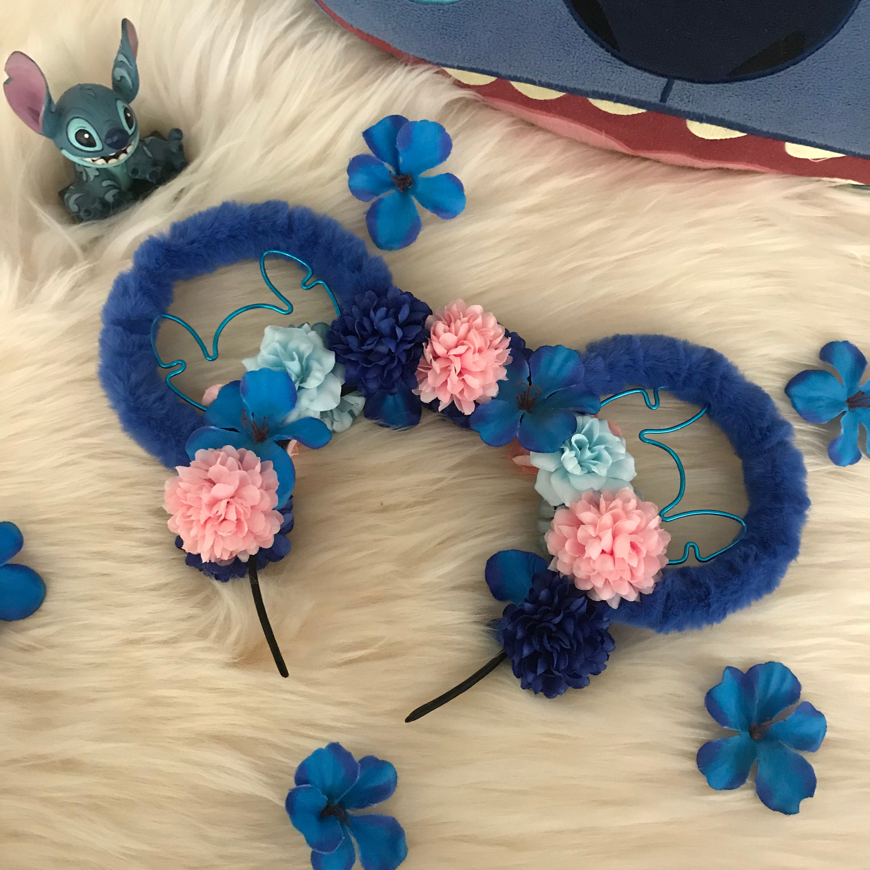 OHANA Ears Stitch Inspired Headband Lilo and Stitch Ears 