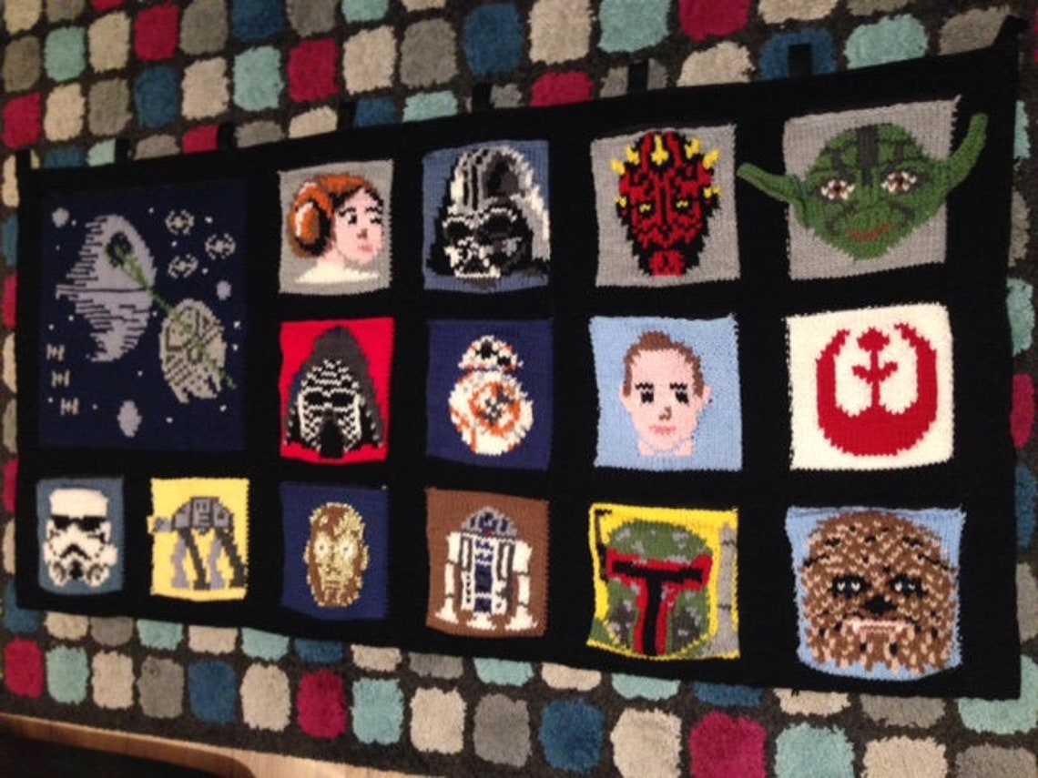 Chewbacca Star Wars character knitting pattern Etsy