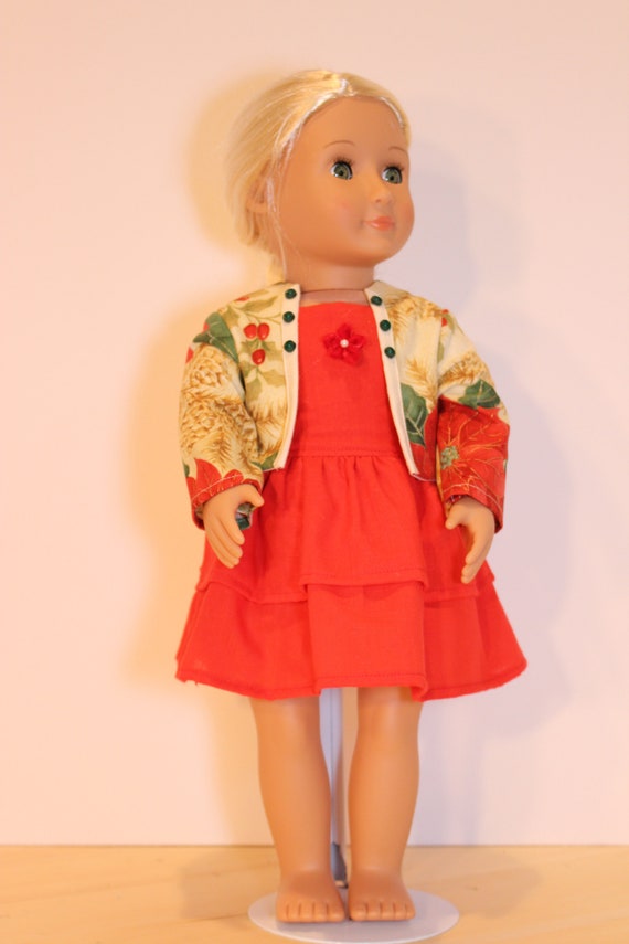 american girl christmas dress