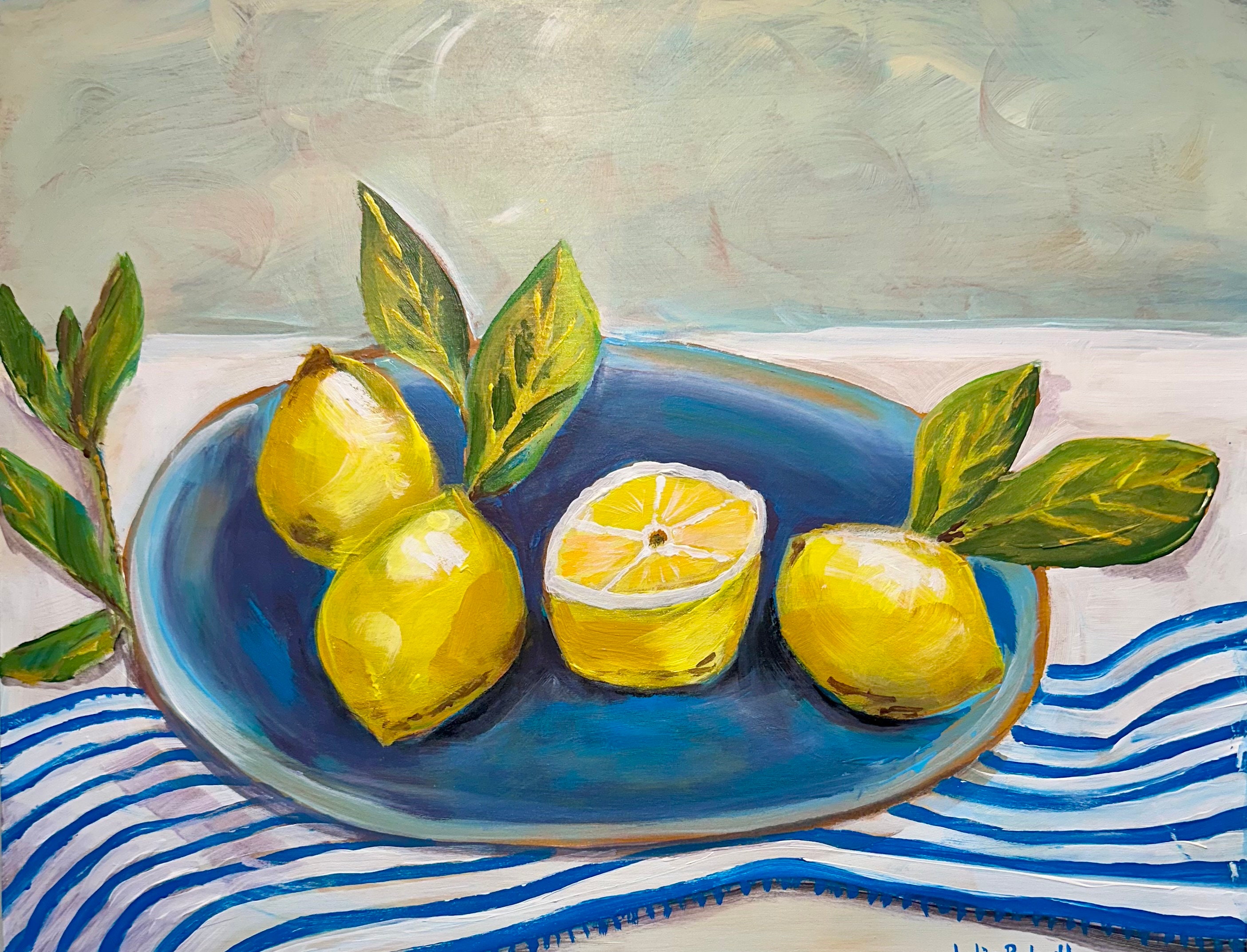 Lemons, Art Print 10x10 - Etsy