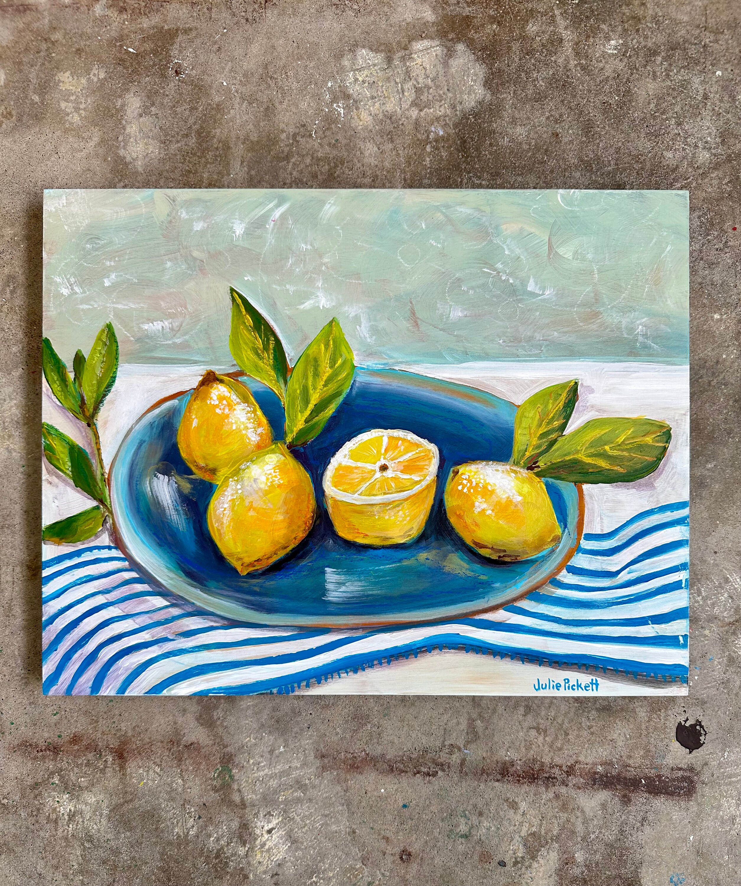 Lemons, Art Print 10x10 - Etsy