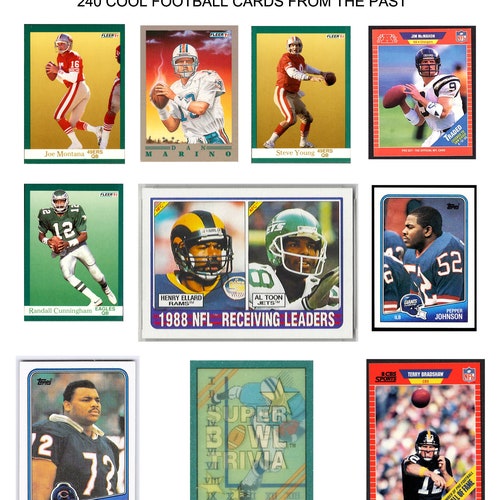 football cards rare An Exquisite Retrospective worthy hits up and down the checklist Top 100 Football Cards of