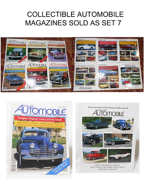 Collectible Automobile Magazines,vintage Americana, Cars of