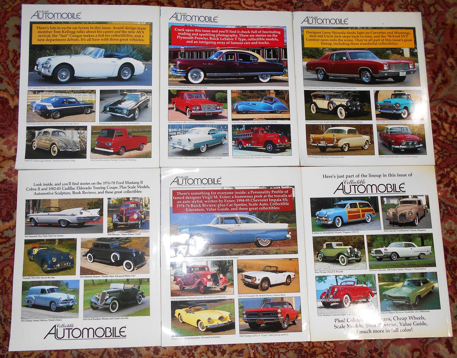 AMERICAN VINTAGE CAR magazine5冊 AMERICAN VINTAGE CAR magazine5冊