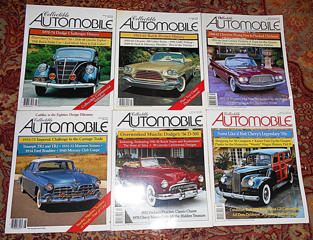AMERICAN VINTAGE CAR magazine5冊 Amazon.com: Classic and Sports Car Magazine A-Z of Cars of