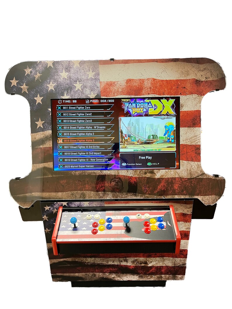 Three Sided Flip up Arcade Full Wrap and Many More Graphics Etsy
