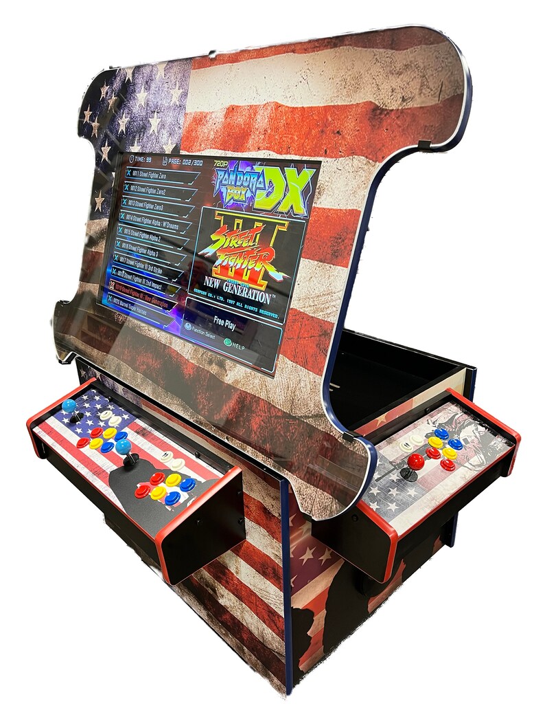 Three Sided Flip up Arcade Full Wrap and Many More Graphics Etsy