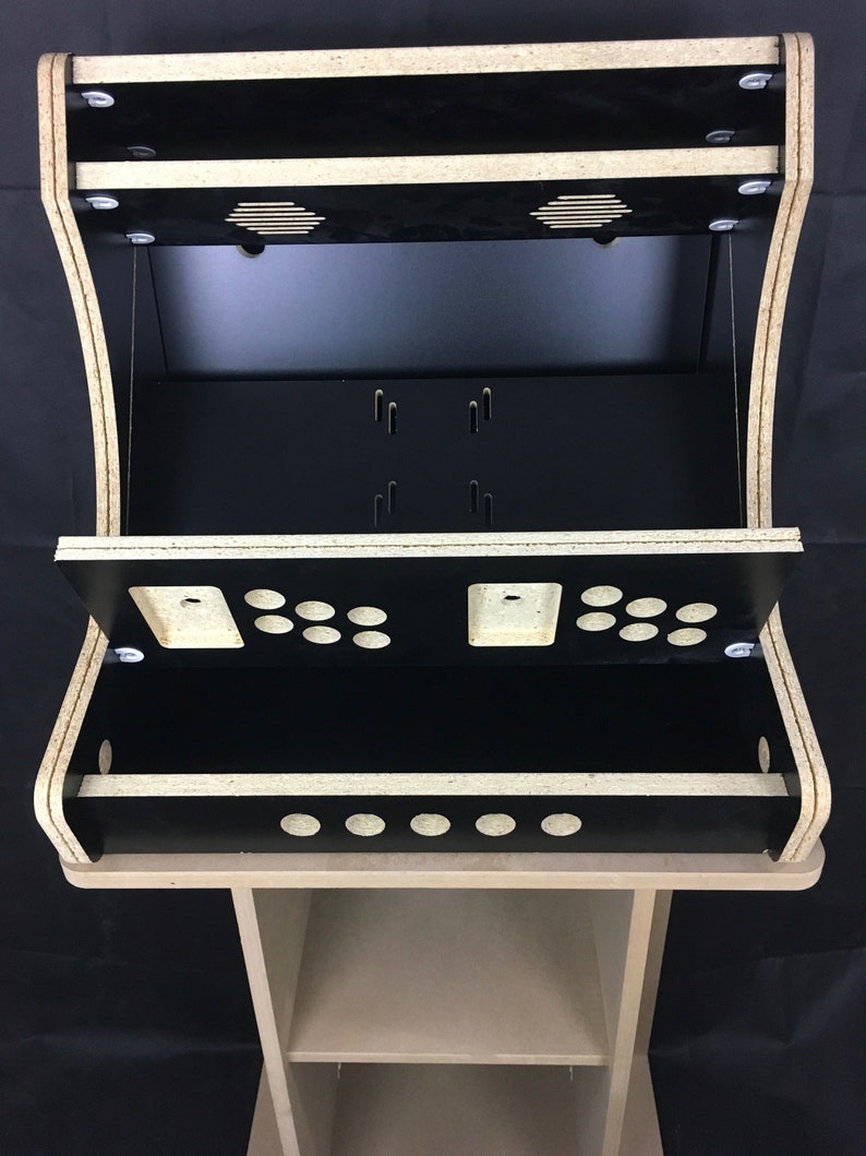 Bartop Arcade Cabinet Kit Black, Easy Assembly, for 19 Monitor image 2