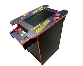 Tall Life-Sized Retro Arcade Cocktail, With 516 Retro Classic Games! 2 Players! Free Shipping