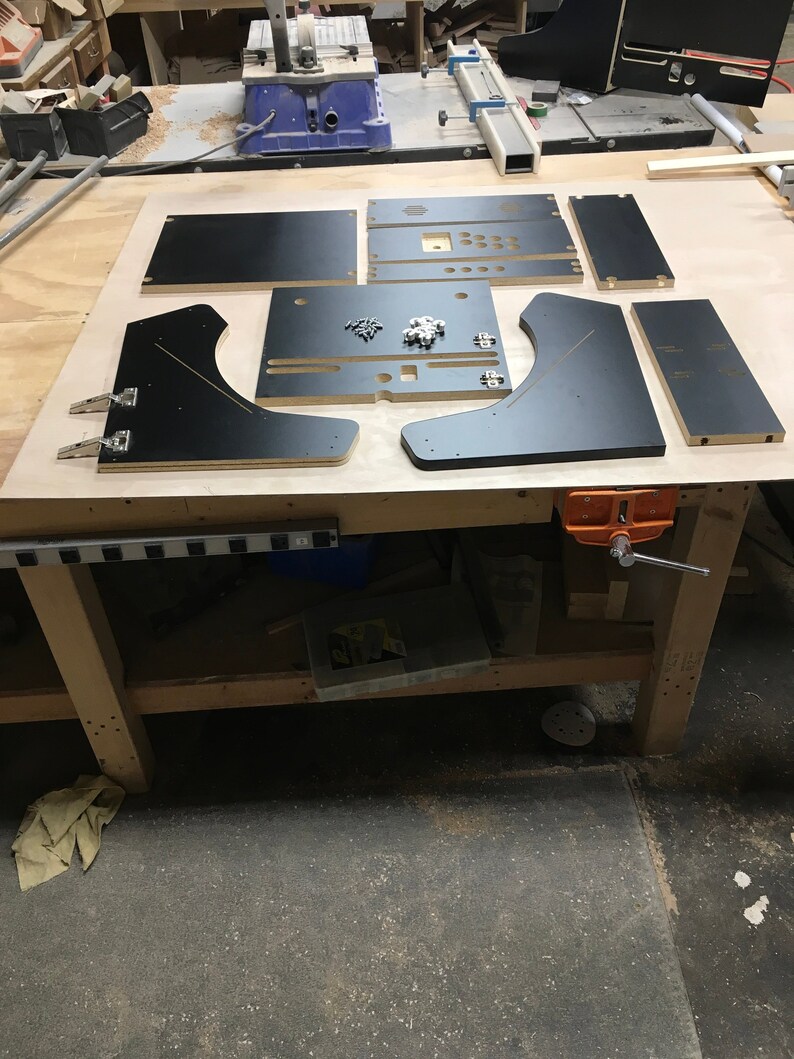 Bartop Arcade Cabinet Kit Black, Easy Assembly, for 19 Monitor image 4