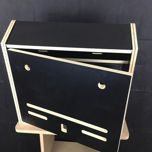 Extra Wide Bartop Arcade Deluxe Cabinet Kit Black, Easy Assembly, for 22 Monitor image 4