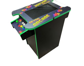 Tall Life-Sized Retro Arcade Cocktail, With 516 Retro Classic Games! 2 Players! Free Shipping