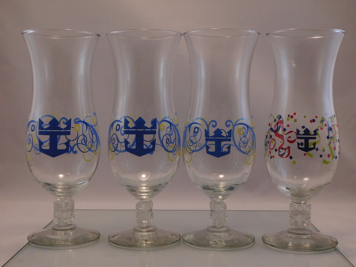 Royal Caribbean Daiquiri Glasses Etsy