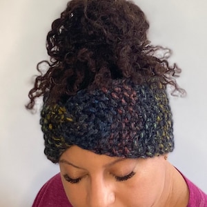 Chunky Knit Ear Warmers | Twisted Ear Warmers | Handmade Chunky Fall/Winter Headband