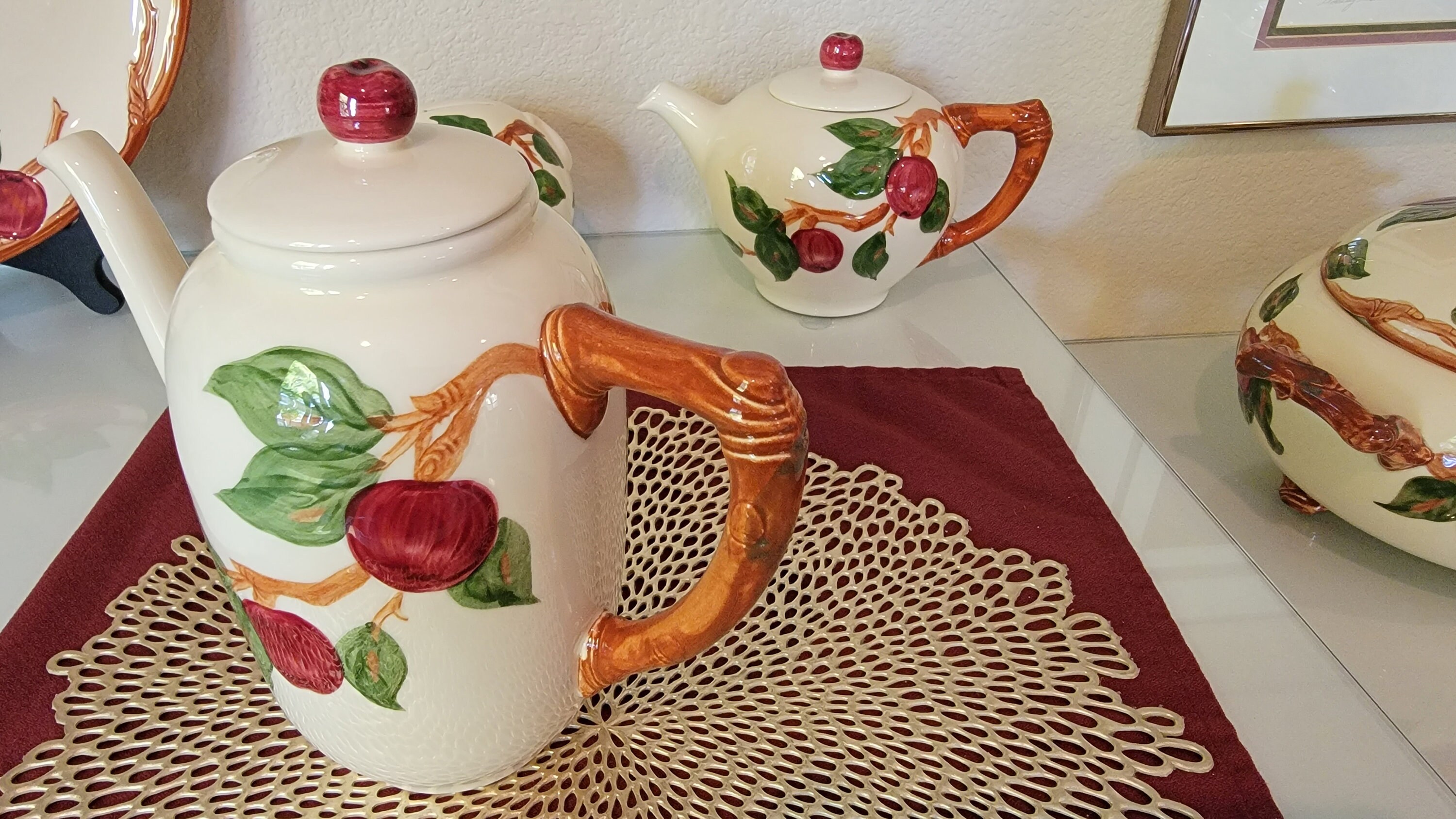 Franciscan Apple Coffee Pot / Four Cups / Excellent / Circa 194953 Etsy