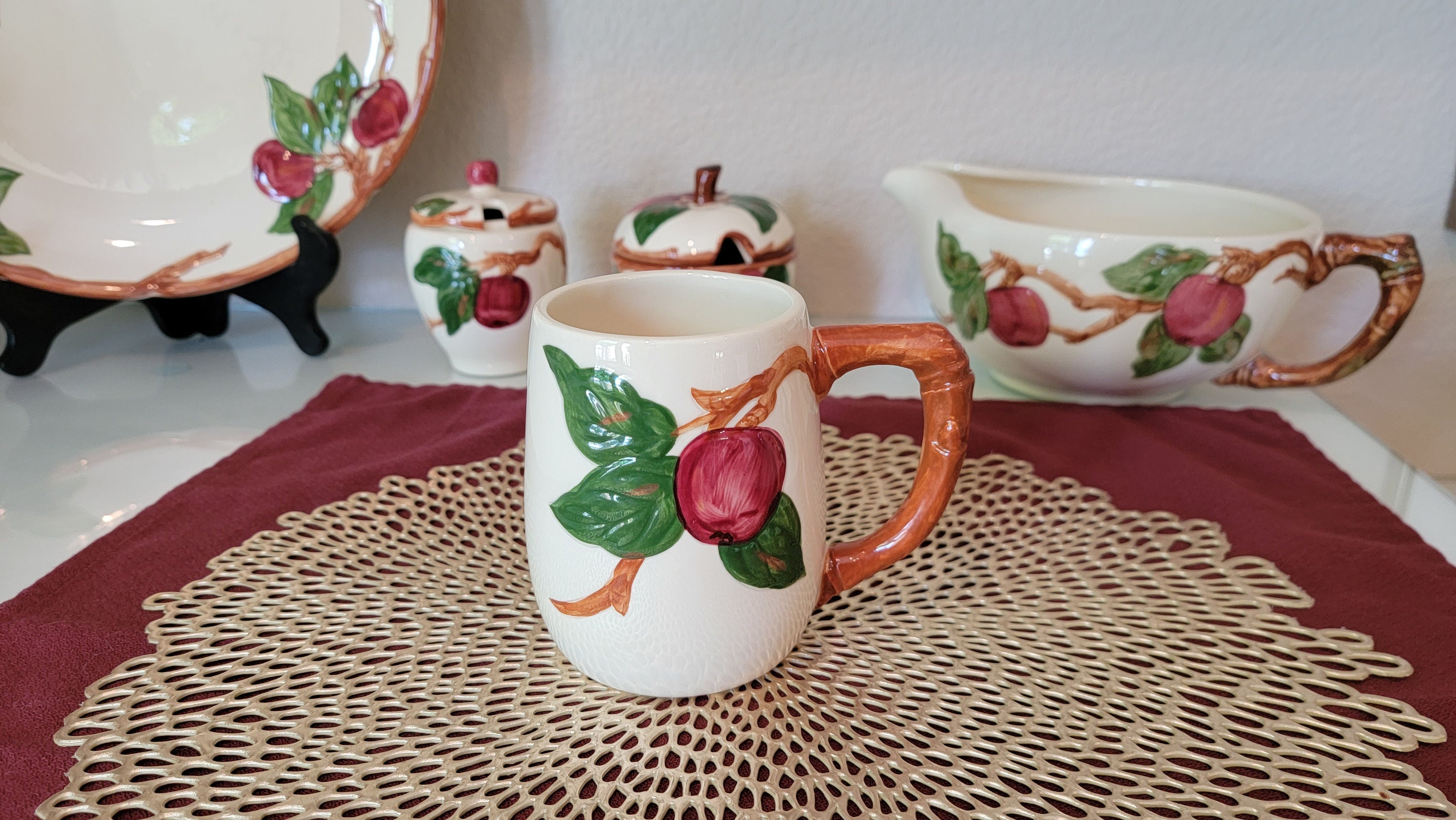 Vintage Apple Mug - Etsy Vintage Apple Mug - Etsy