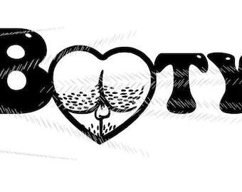 Hairy Nude Butt - Etsy