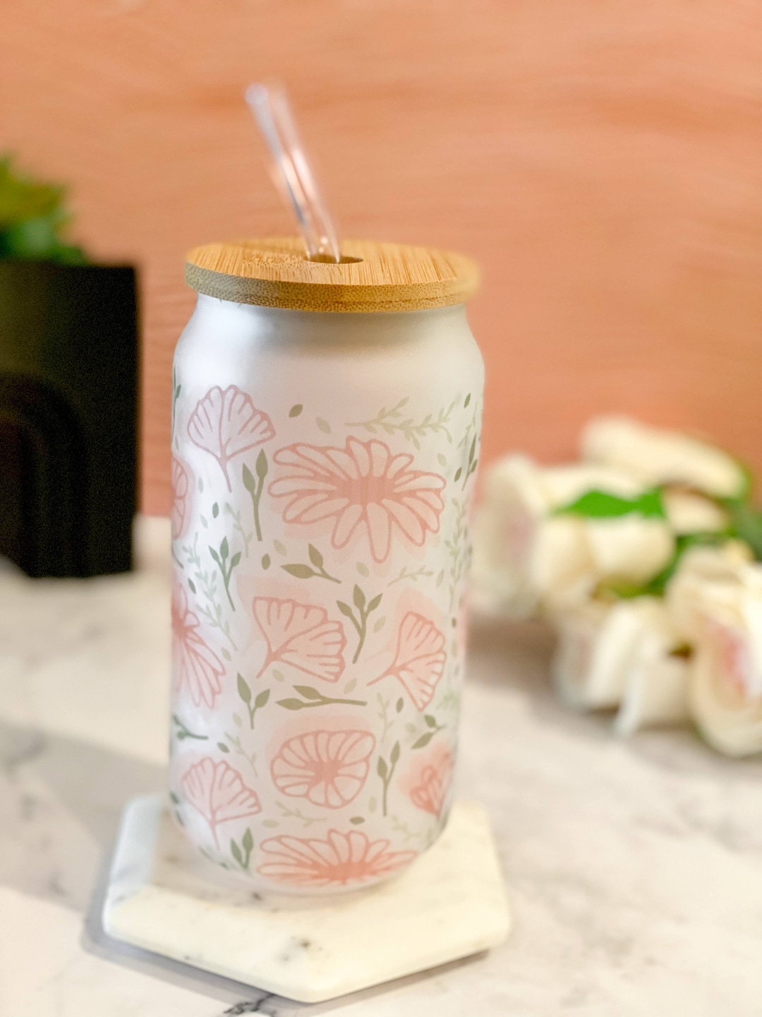 Beer Glass Can// Frosted Beer Can Glass// Sublimated Frosted Etsy