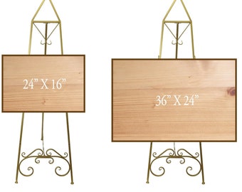 Metal Wedding Sign Easel: 57.8" Event Display Stand