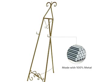 Metal Wedding Easel: 57.8" Event Sign Display Stand
