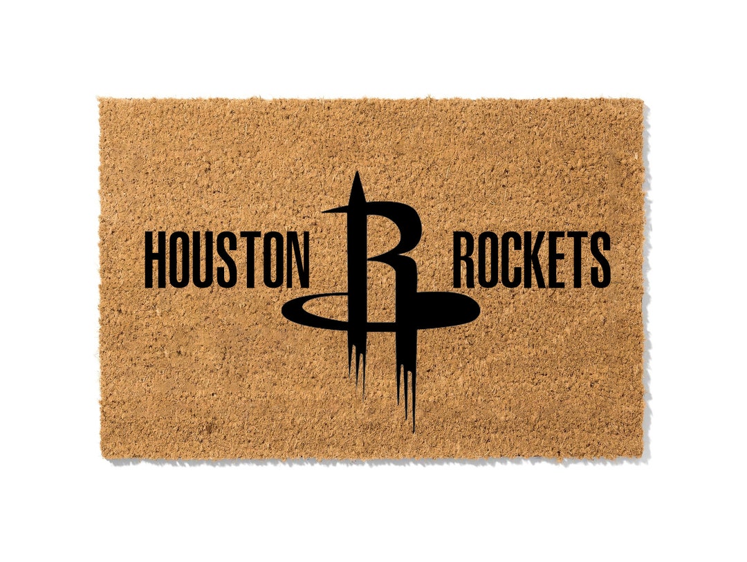 Houston Rockets Door Mat , Rockets Doormat, Houston Welcome Mat ...