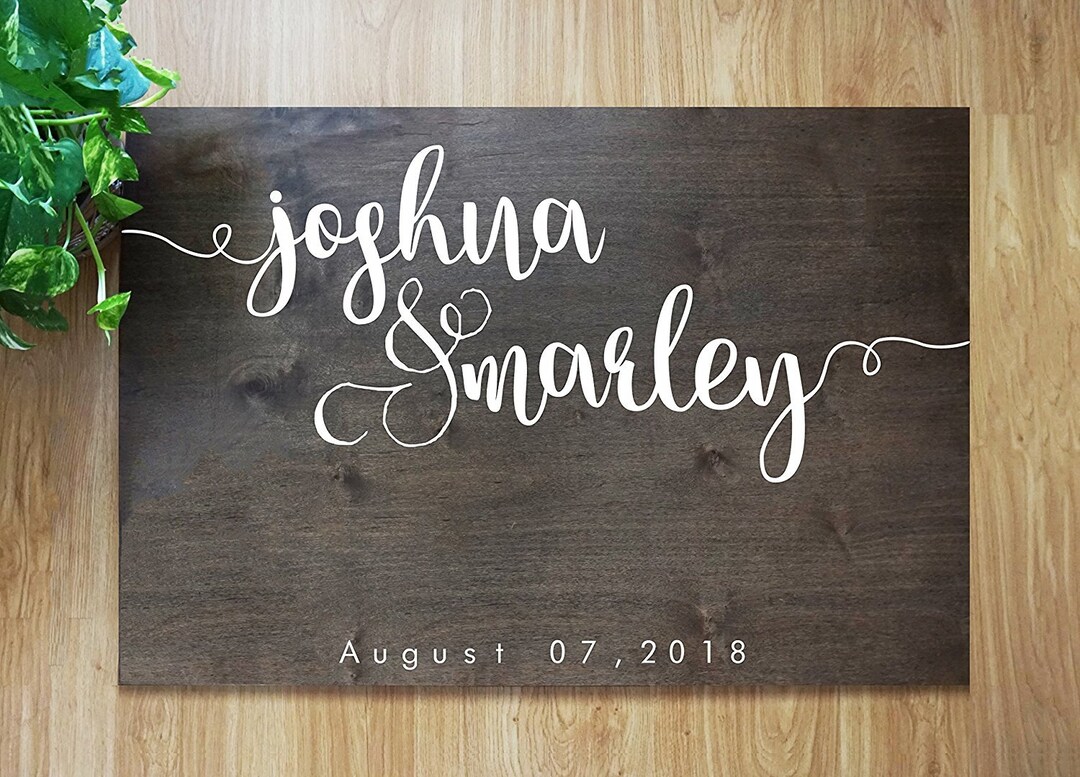 Wedding Guest Book. Wedding Guest Signing Board a Unique Etsy