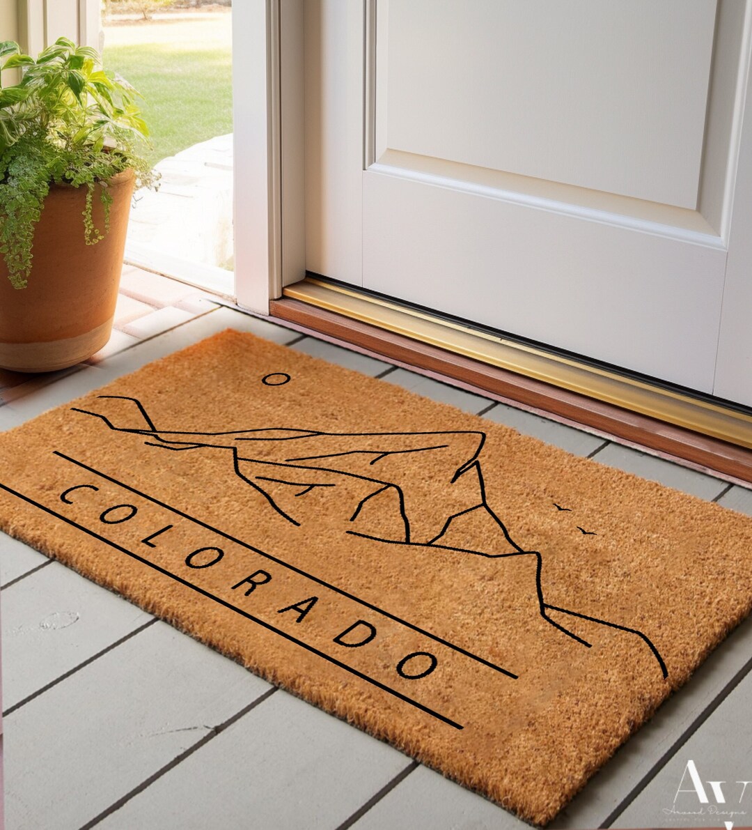 Colorado Doormat Personalized Doormat, Custom Made Colorado Doormat