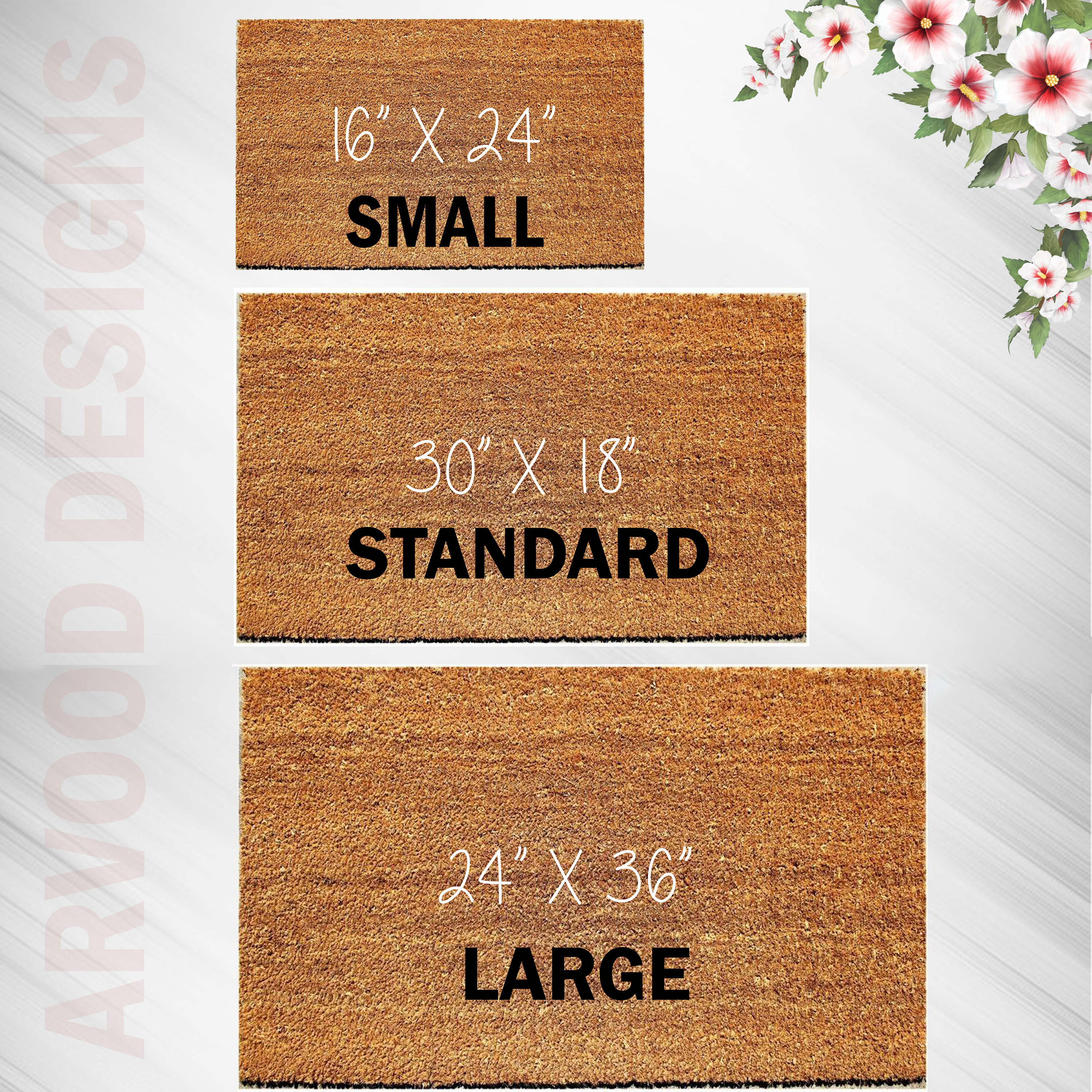 MAS QUE BIENVENIDO Alfombra de la puerta delantera | Etsy