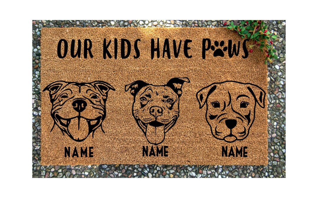 Dog Doormat Personalized Doormat Custom Dog Doormat for Dogs Etsy UK