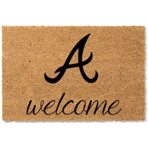 Atlanta Braves Coir Doormat: MLB Welcome Mat