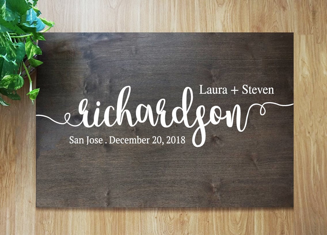 Wedding guest book. Wedding Guest Signing Board a unique Etsy