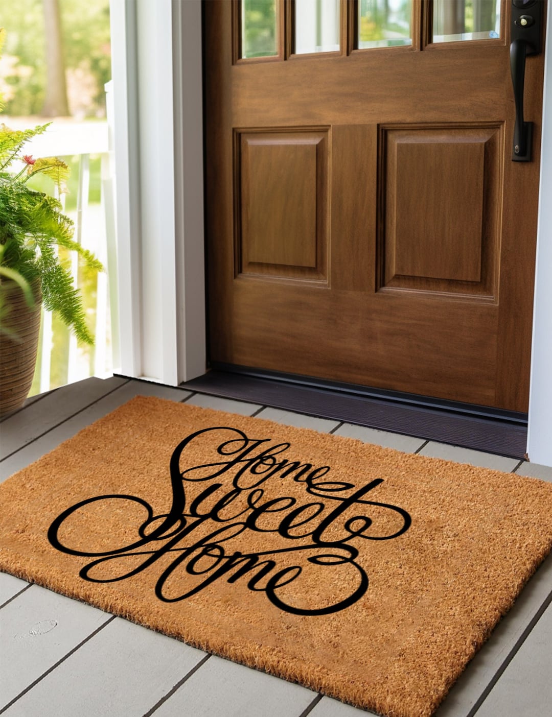 Home Sweet Home Mat Indoor outdoor Home Mat Customize Door Mat