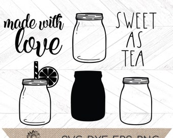 Download Mason Jar Svg Etsy